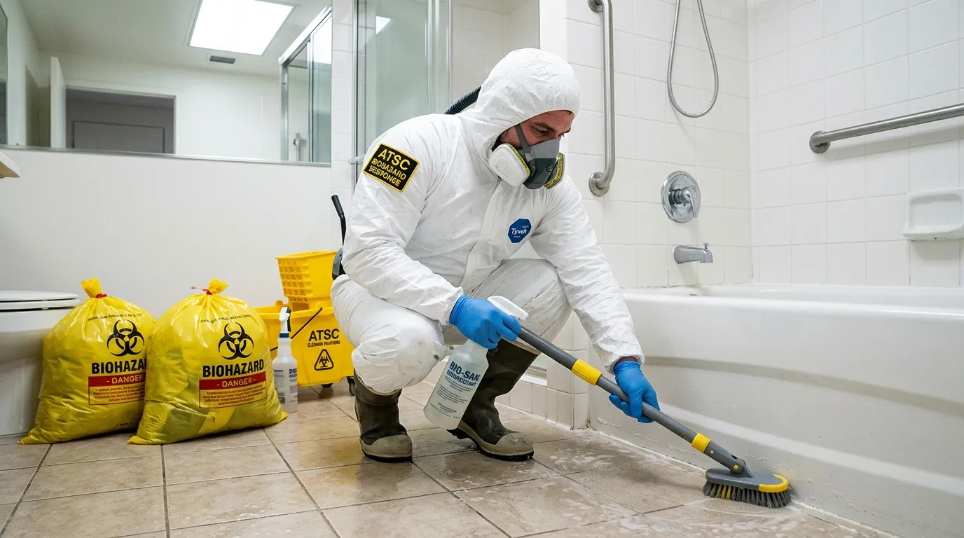 Decontamination equipment deployed for Blood Cleanup in South Yuba City